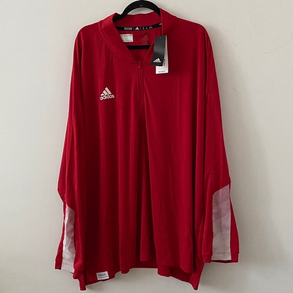 adidas Other - Men’s Adidas Sideline 21 1/4 Zip LS Knit Top Size 4XL